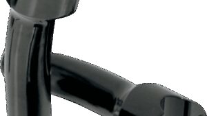 LA CHOPPERS Handlebar Risers for 1" Handlebars - Smooth - Pullback - 5-1/2" - Black