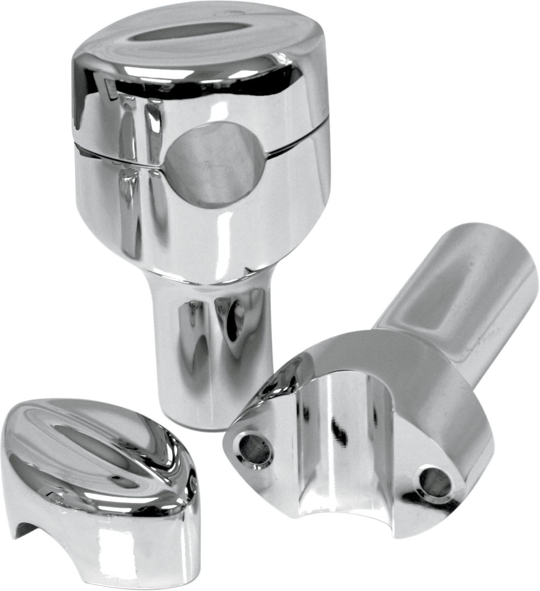 LA CHOPPERS RISERS 1" SMOOTH 5.5PB BK - Image 2