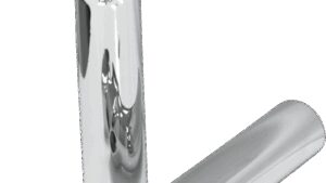 LA CHOPPERS Hefty Smooth Handlebar Risers for 1-1/4" Handlebars - 6" - Chrome