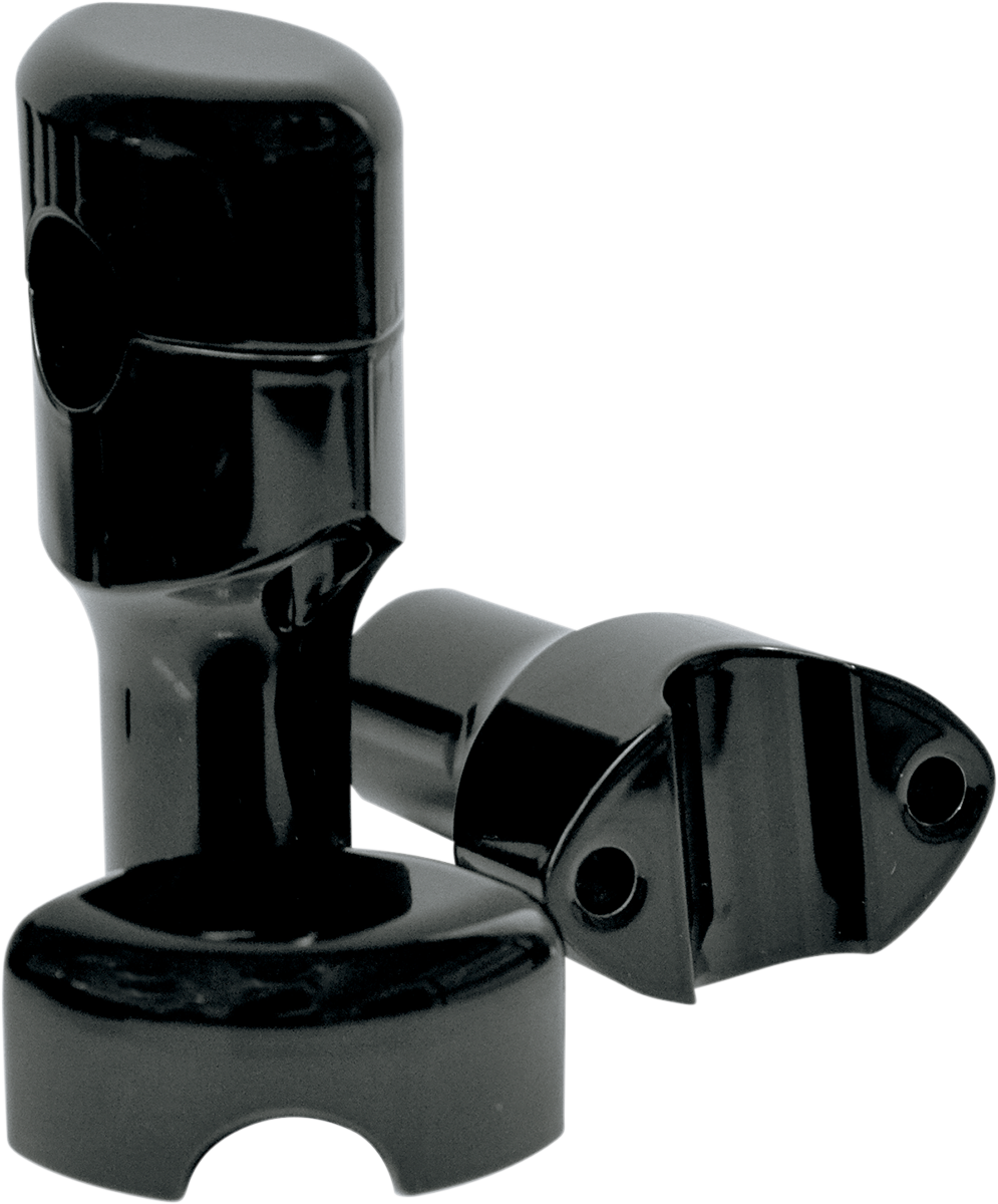 LA CHOPPERS RISERS HFTY SMOOTH 3" BK