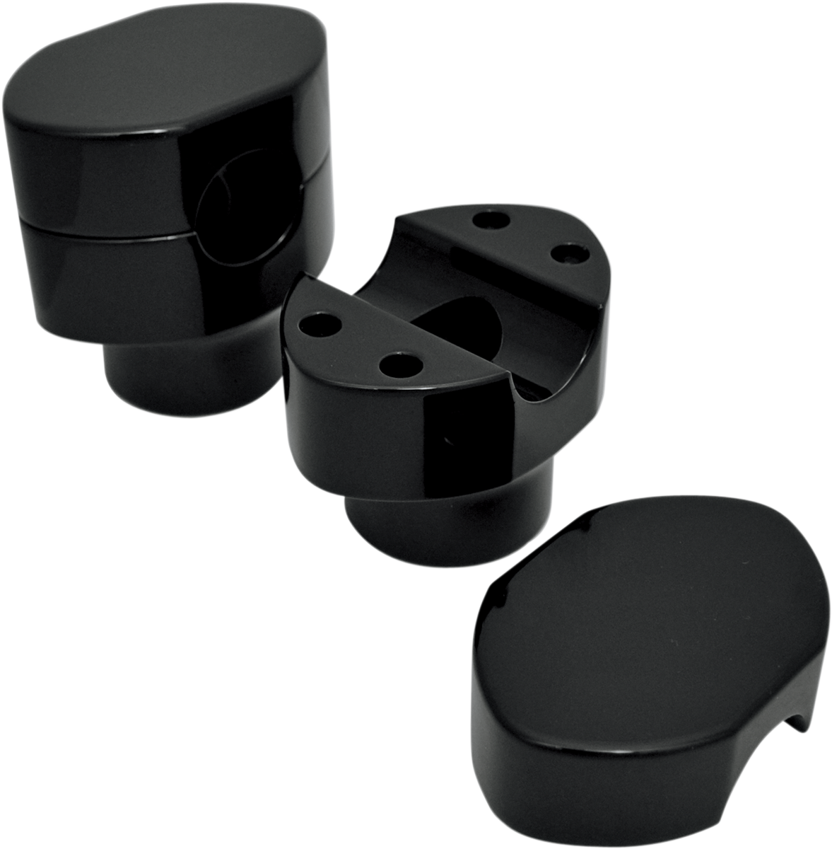 LA CHOPPERS Springer Handlebar Riser Kit - Black