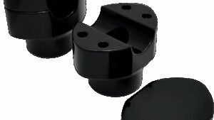 LA CHOPPERS Springer Handlebar Riser Kit - Paughco/DNA - Black