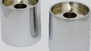 LA CHOPPERS Handlebar Riser Extensions - 1-1/2" x 1-1/2" - Chrome