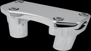 DRAG SPECIALTIES RISER BUFF W/CLAMP 3" CHR