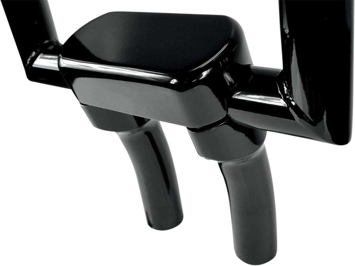 DRAG SPECIALTIES Handlebar Riser & Top Clamp Kit - 5-1/2" - Big Buffalo - Black