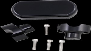 LA CHOPPERS RISERS W/SOLID TOP 1.5"BK