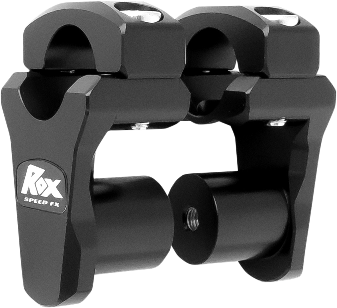 ROX SPEED FX Pivoting Handlebar Risers for 1-1/8" Bar Clamps - 1-3/4" - Black