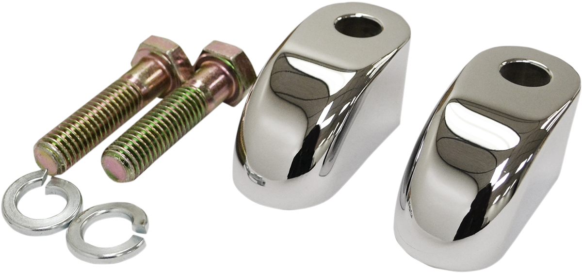 LA CHOPPERS Handlebar Riser Pullback Extension Kit - 1" - Chrome