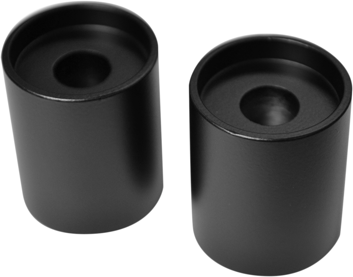 LA CHOPPERS Handlebar Riser Extensions - 1-1/2" x 1-1/4" - Flat Black