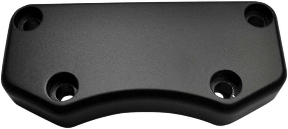 DRAG SPECIALTIES Buffalo Handlebar Clamp - Smooth - Flat Black