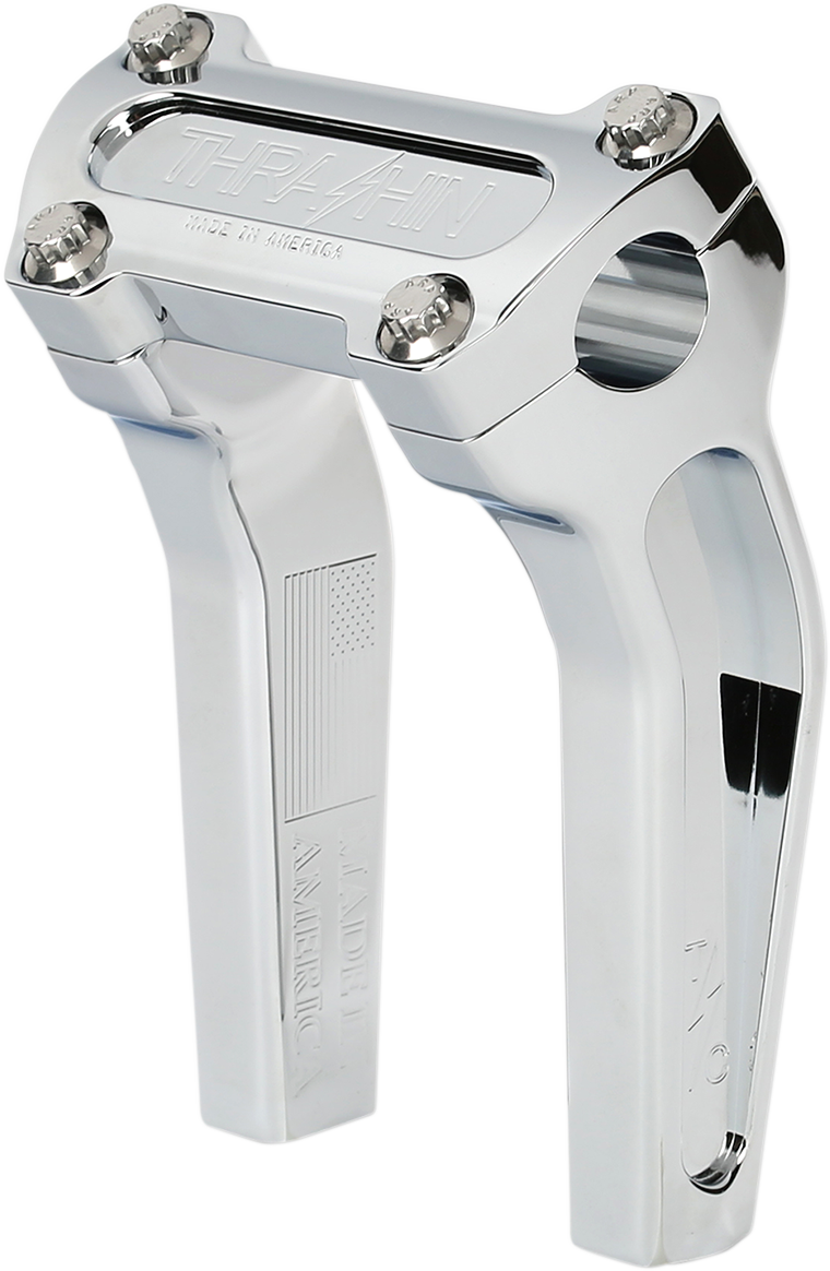 THRASHIN SUPPLY CO. Handlebar Risers - Pull Back - 6-1/2" - Chrome