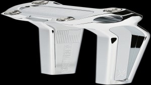 THRASHIN SUPPLY CO. RISER 9.5" PULLBACK CHR