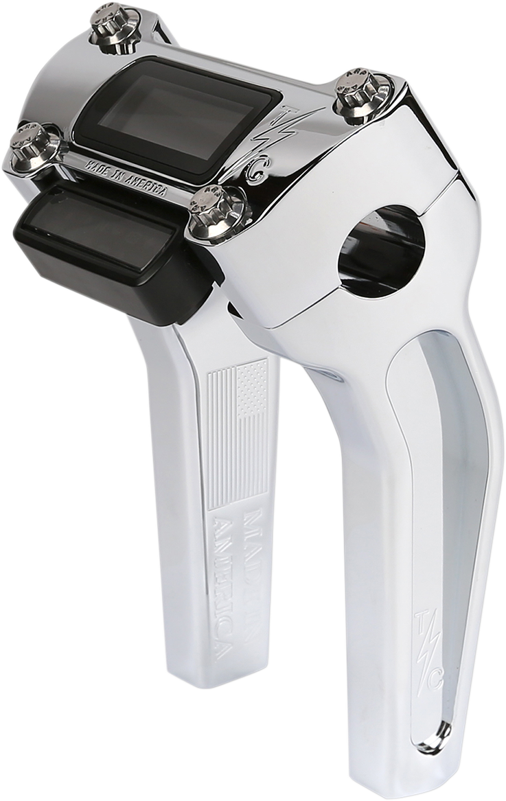 THRASHIN SUPPLY CO. RISER 6.5" PLBK W/CO CHR