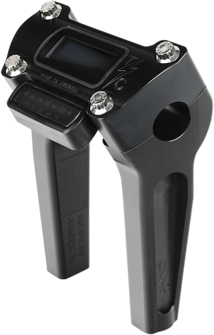 THRASHIN SUPPLY CO. RISER 6.5" PLBK W/CO CHR - Image 2