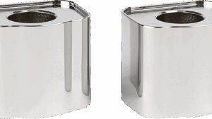 THRASHIN SUPPLY CO. Riser Extensions - 1" - Chrome