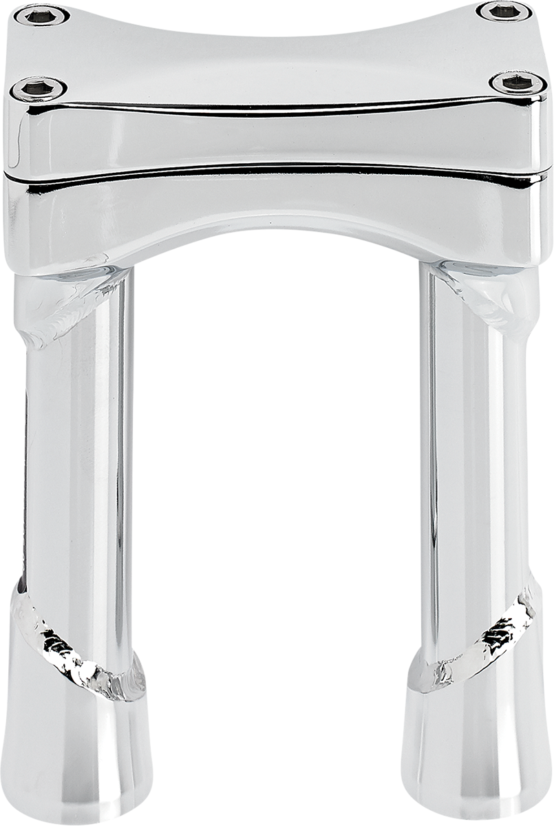 BILTWELL Murdock O/S Risers - 6" - Chrome