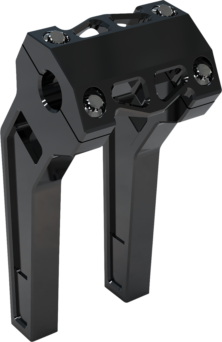 LA CHOPPERS RISER 1" W/PB 8" BLK ANO