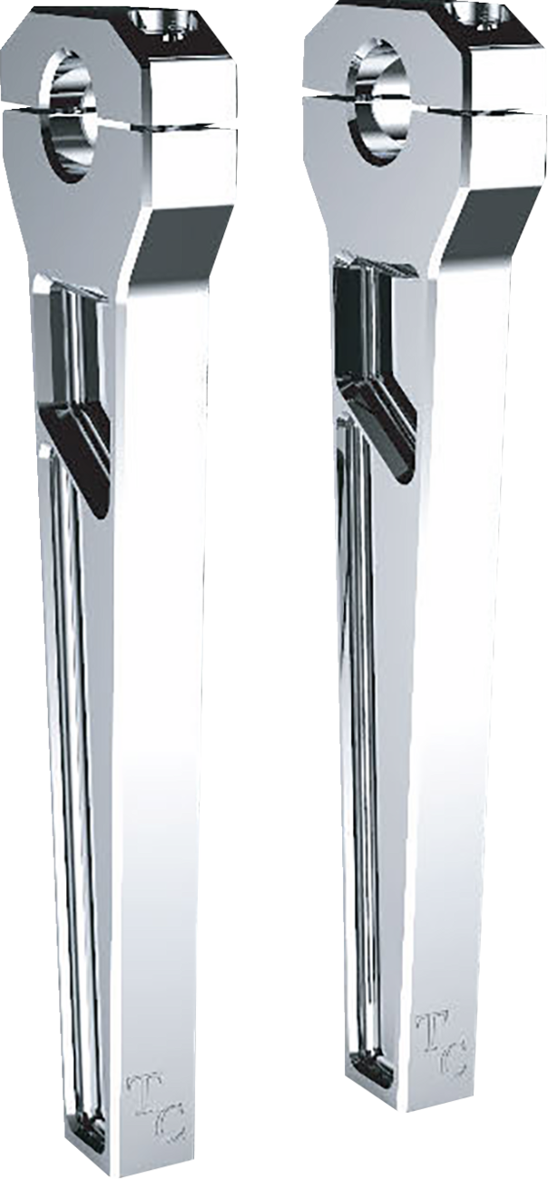 TODD'S CYCLE RISER 1" CLAMP 10" CHR