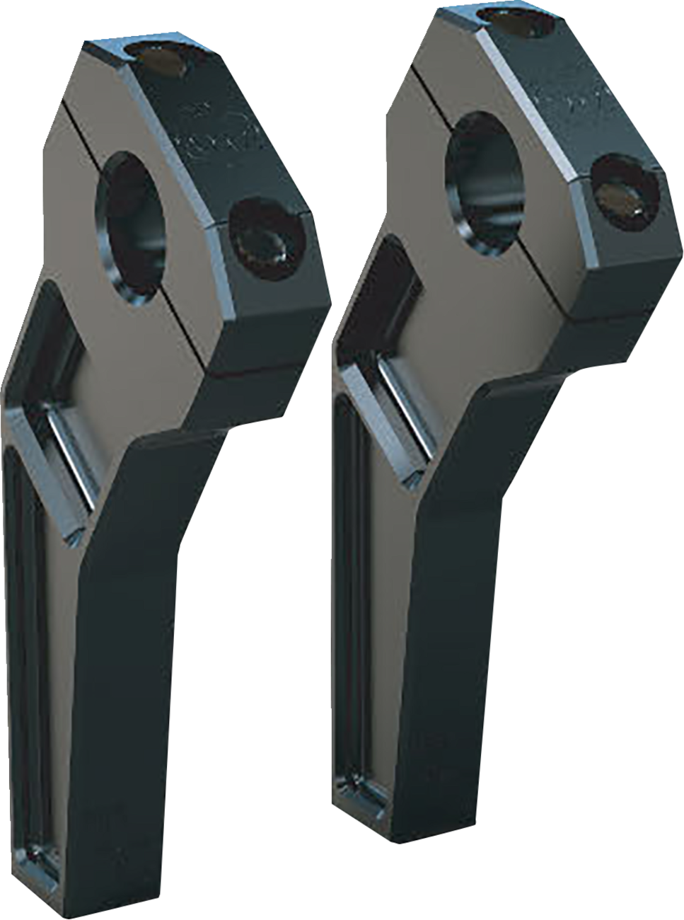 TODD'S CYCLE RISER PB 1"CLMP 6" BK BLK