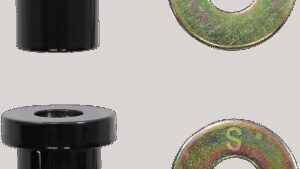 LA CHOPPERS Solid Handlebar Riser Bushing - Black