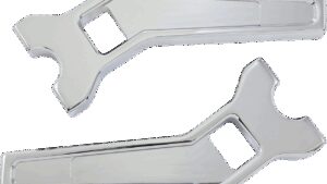 LA CHOPPERS Performance Risers - Pullback - 8" x 1-1/4" - Chrome