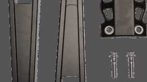 LA CHOPPERS Performance Risers - Straight - 10" - Bronze