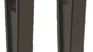 LA CHOPPERS Performance Risers - Straight - 8" x 1-1/4" - Bronze