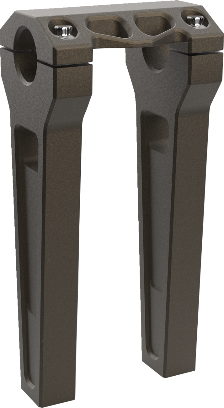 LA CHOPPERS Performance Risers - Straight - 8" x 1-1/4" - Bronze