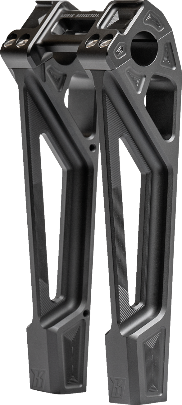 KODLIN USA RISER & CLAMP FASTBACK 10" BLACK