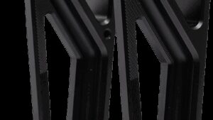 KODLIN USA Fastback Risers - Includes Clamp - 8" - Black