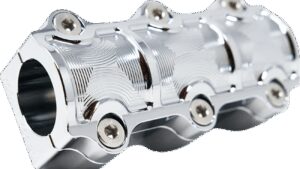 KODLIN USA Big Block Risers - Includes Clamp - Chrome