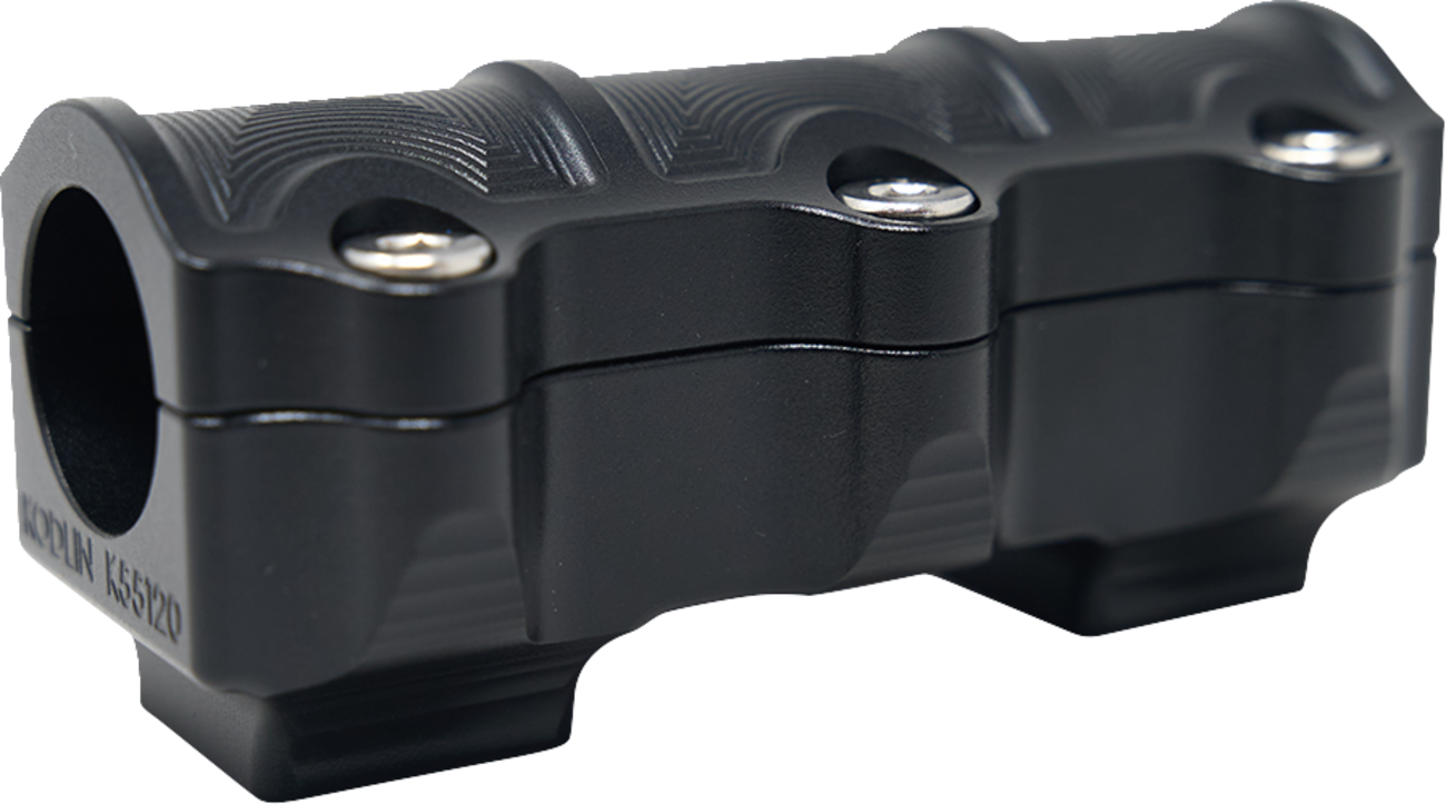 KODLIN USA Big Block Risers - Includes Clamp - Black