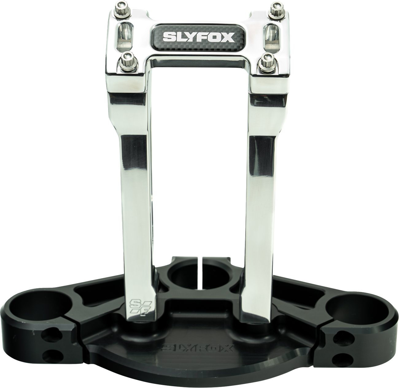 SLYFOX RISER 8" STRAIGHT RAW 1 1/8" CLAMP