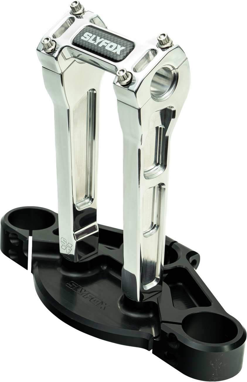 SLYFOX RISER 8" STRAIGHT RAW 1 1/8" CLAMP - Image 2