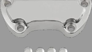 DRAG SPECIALTIES Handlebar Clamp - Scalloped