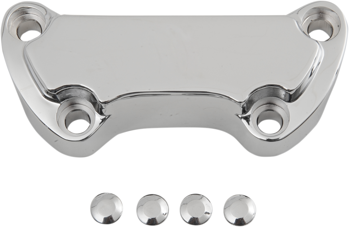 DRAG SPECIALTIES Handlebar Clamp - Scalloped