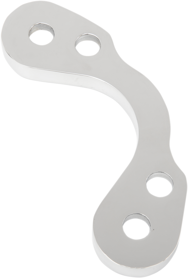 PAUGHCO Chrome Steel T-Bar Handlebar Clamp - Springer