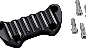 COVINGTONS Billet Aluminum Handlebar Clamp - Finned - Black