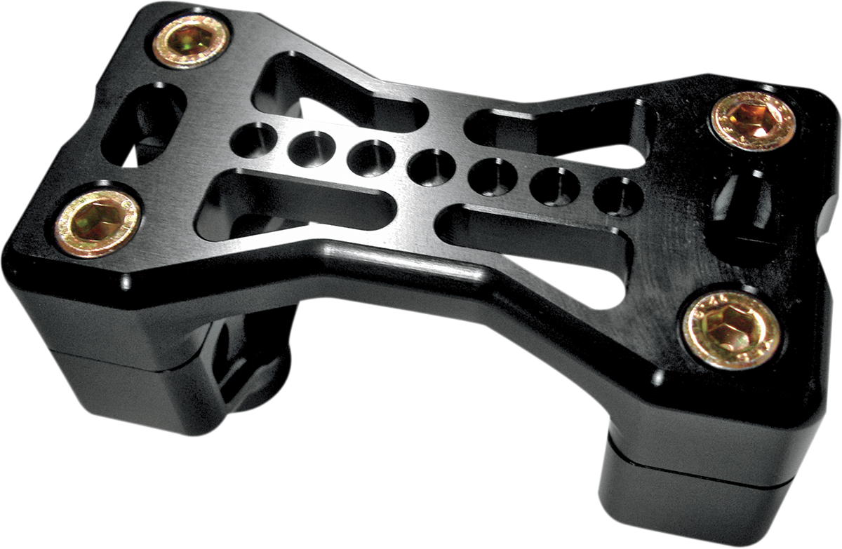 JOKER MACHINE Series 900 Handlebar Clamp Assembly - Harley Davidson - Black