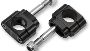 RENTHAL Rubber-Mounted Handlebar Clamp - 1-1/8" - 5 mm Offset