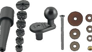 RAM MOUNTS Motorcycle Fork Stem Mount Base with 1" Ball