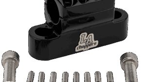 LA CHOPPERS Kage Fighter Handlebar Clamp - Black