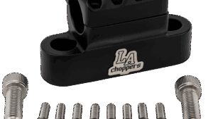 LA CHOPPERS Kage Fighter Handlebar Clamp - Flat Black