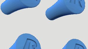 RAM MOUNTS X-Grip® Replacement Post Caps - Blue