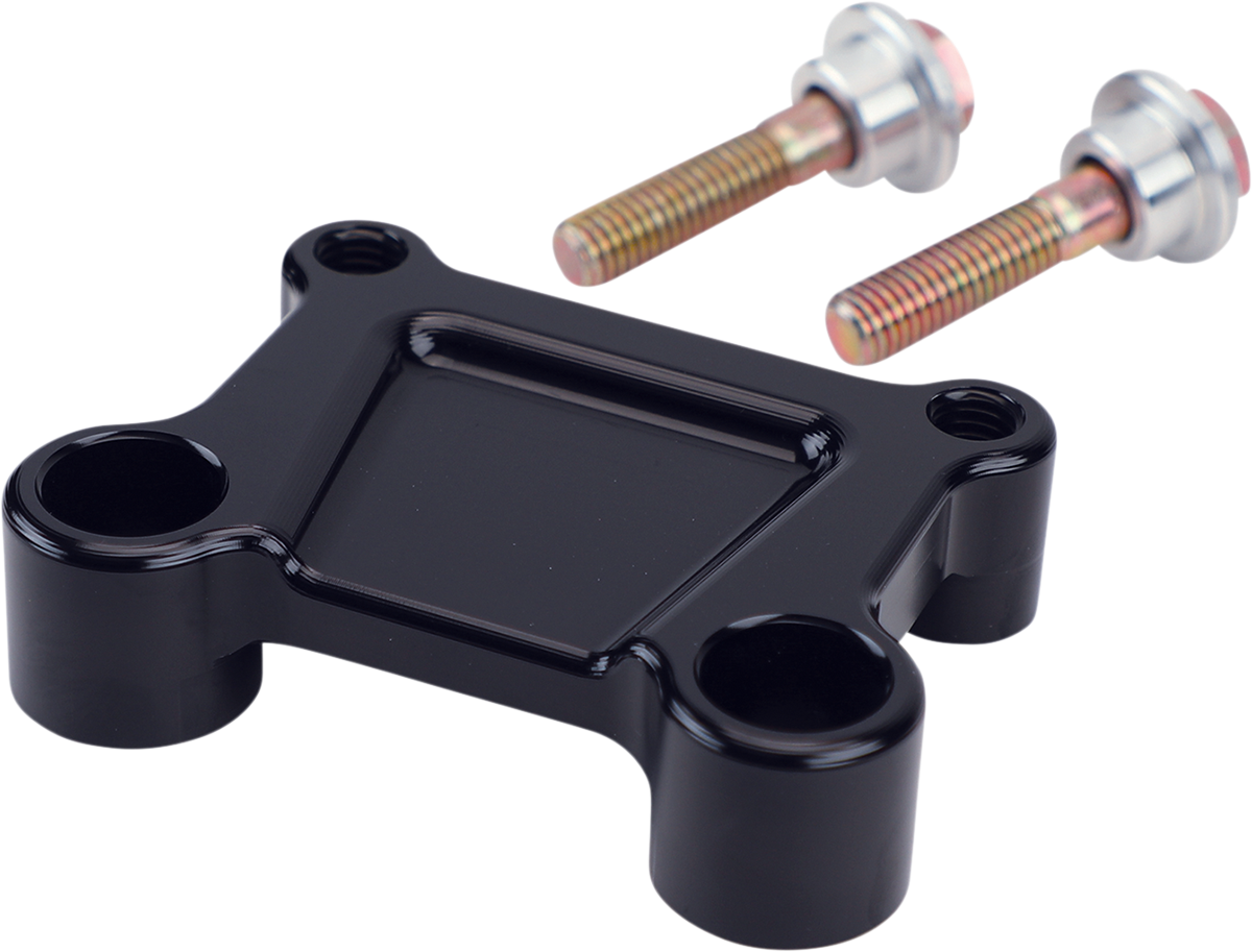 LA CHOPPERS T-Bar Handlebar Adapter - FLH - Black