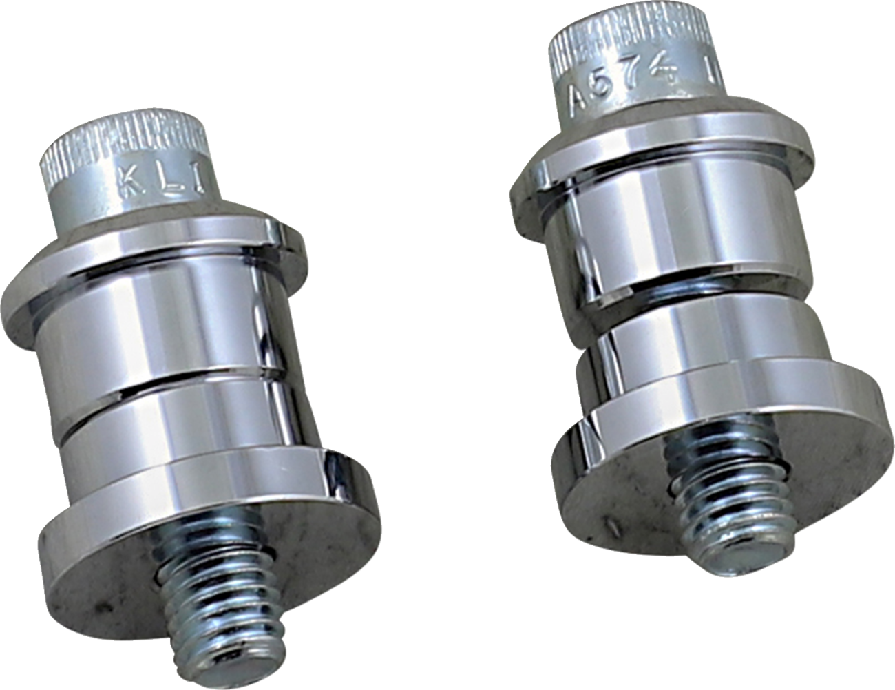 BILTWELL RISER BUSHINGS SOLID BLK - Image 2