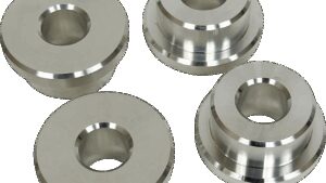 PRO-ONE PERF.MFG. Solid Riser Bushing Kit - Raw Aluminum