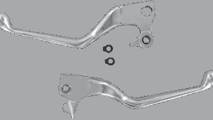 DRAG SPECIALTIES Wide Blade Lever Set - Chrome