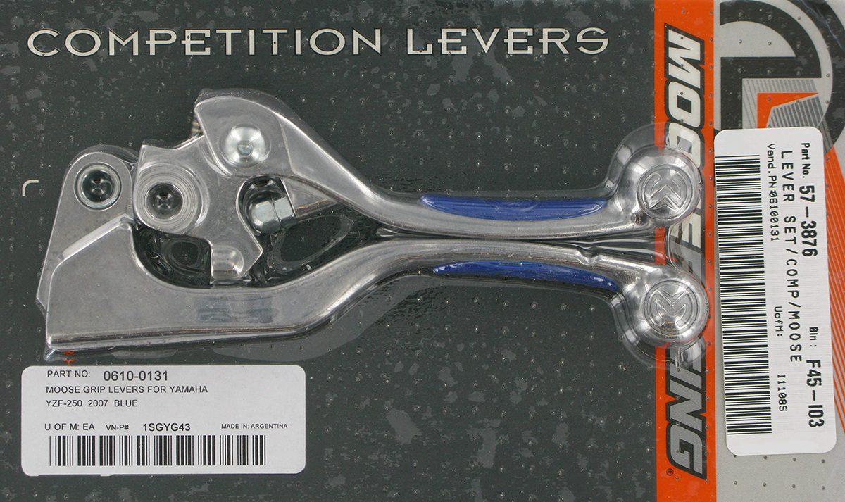MOOSE OFFROAD LEVER COMP SET BLU YZ - Image 2