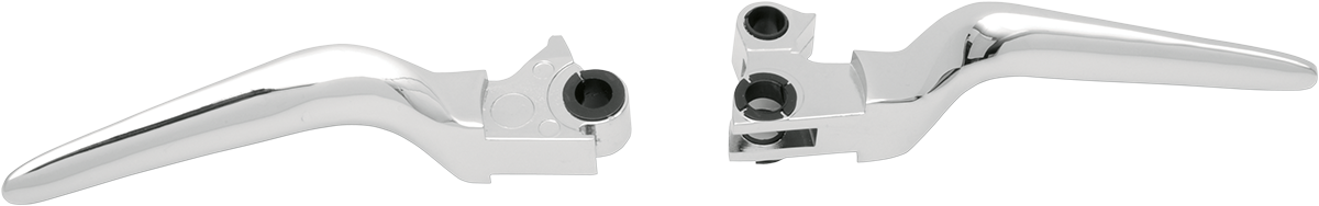 DRAG SPECIALTIES Custom Lever Set - Chrome